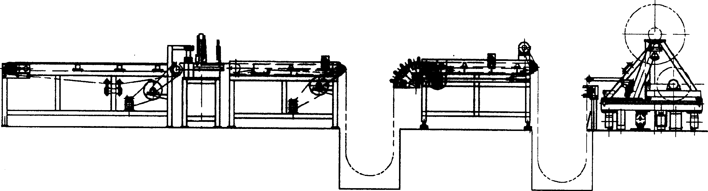 Automatic machine for cutting and jointing cord fabric of radial plytyre