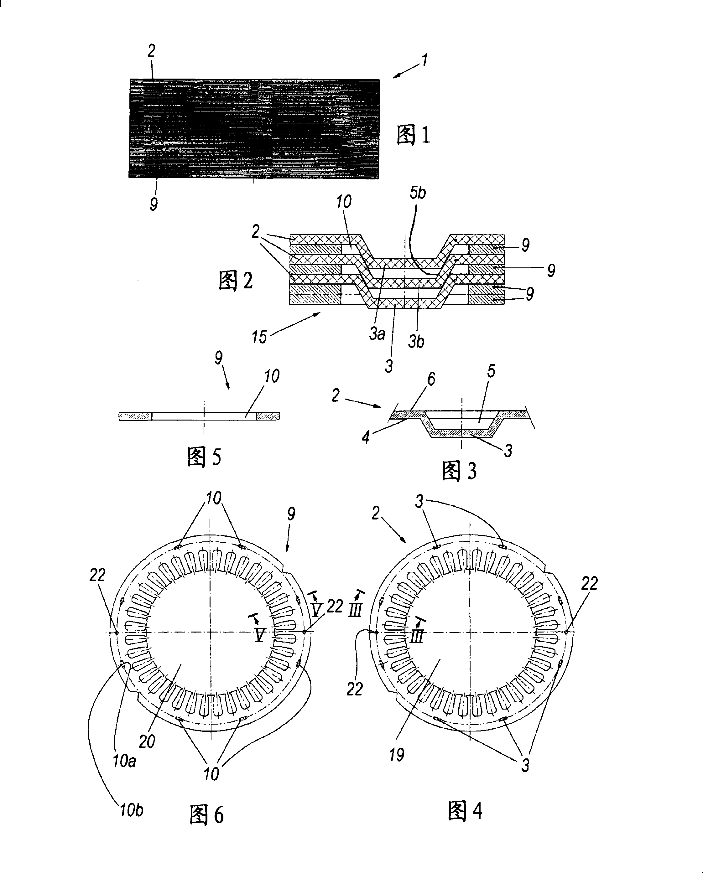 Laminar article for electrical use and a method and machine for producing said article