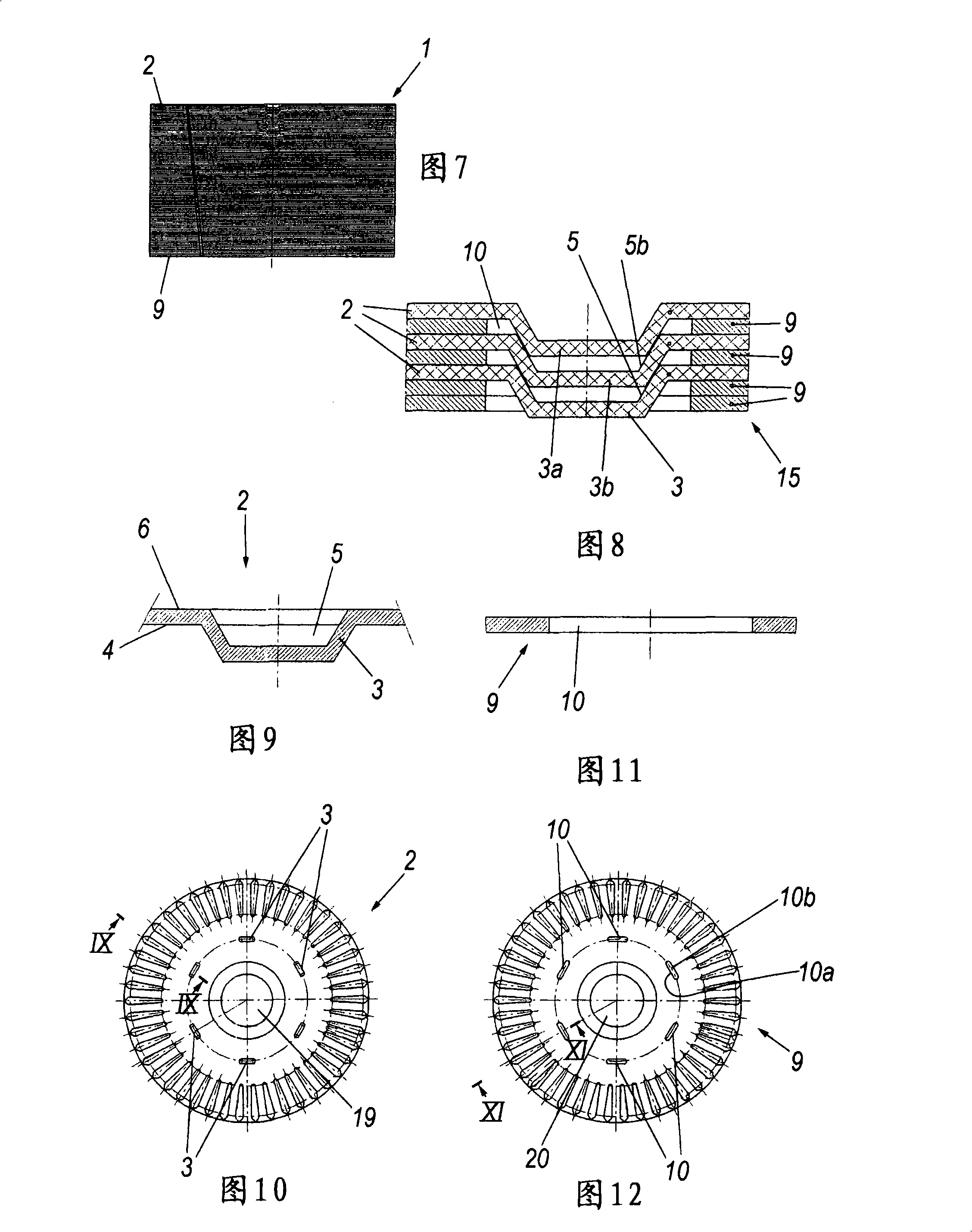 Laminar article for electrical use and a method and machine for producing said article