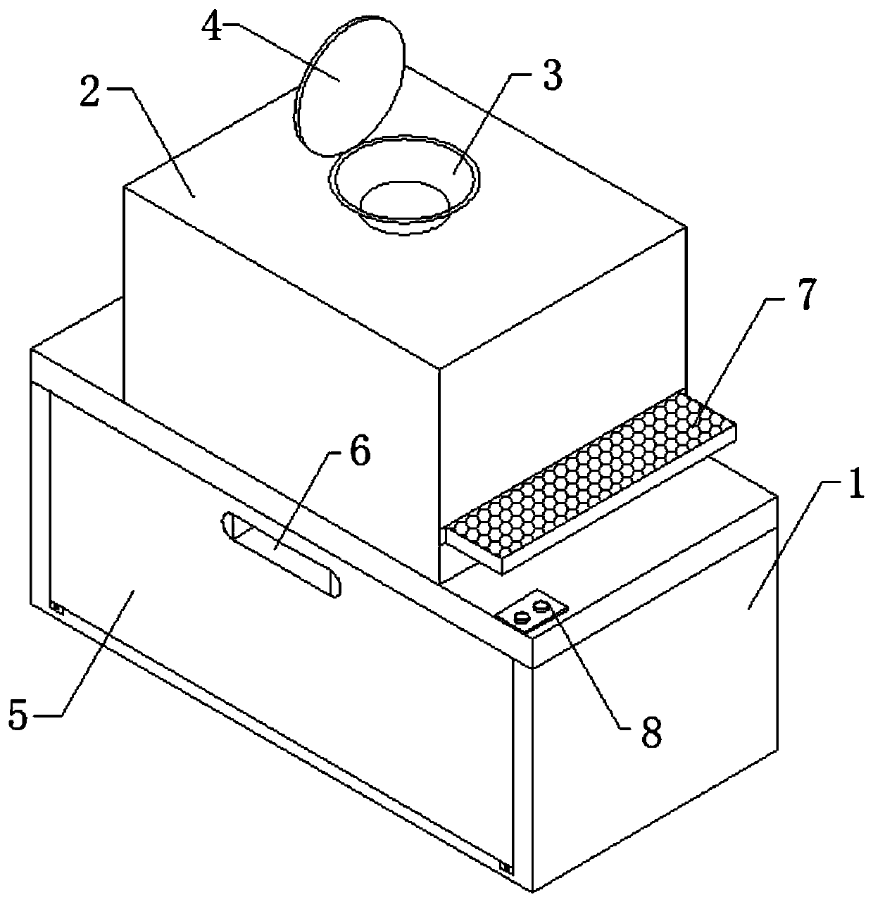 Edible fungi cultivation waste recycling device