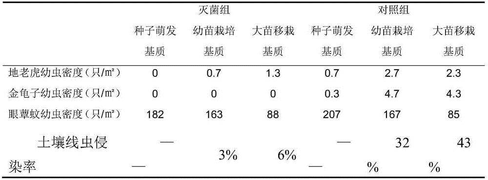 Insect pest control method for medicinal plant cultivation base