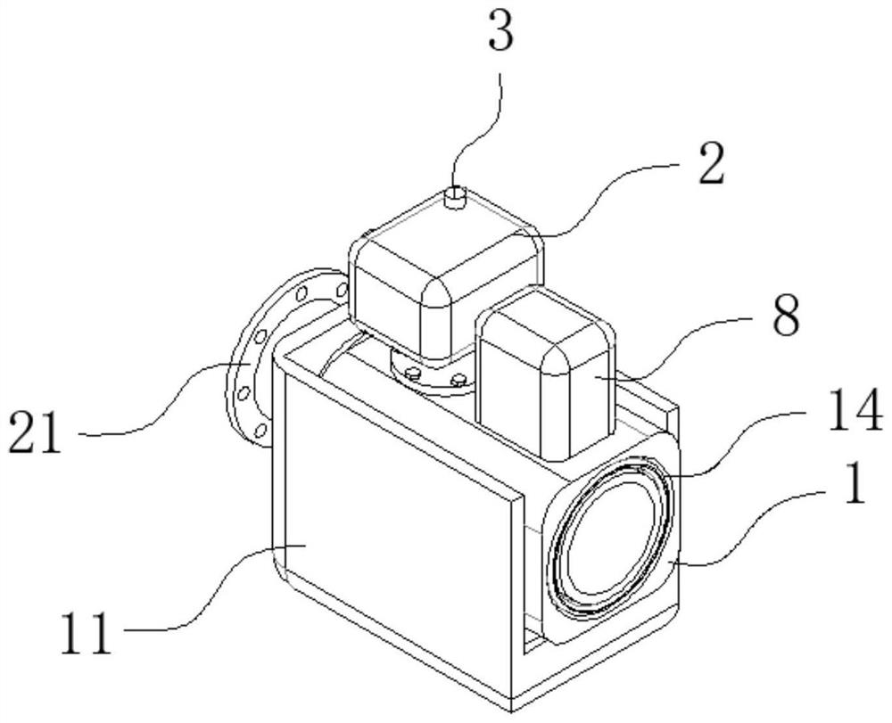 Flowmeter pipe section anti-freezing structure and method