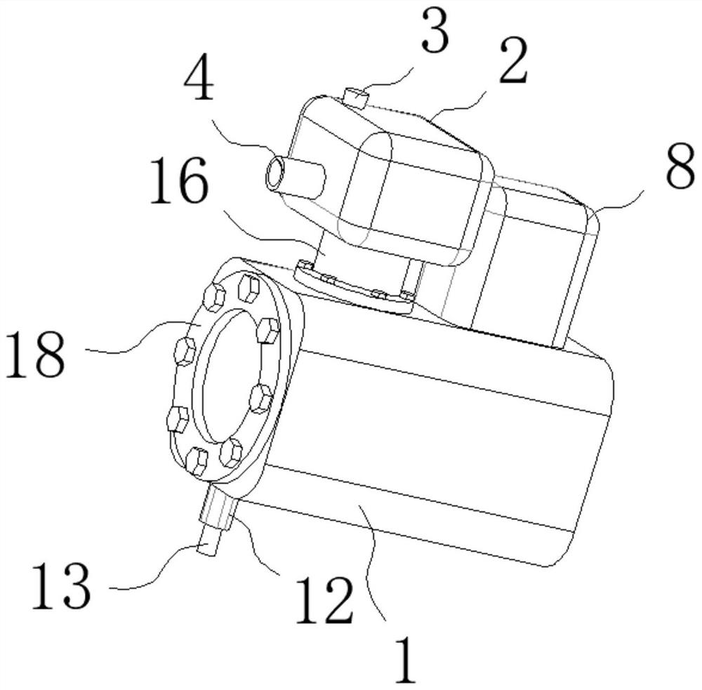 Flowmeter pipe section anti-freezing structure and method