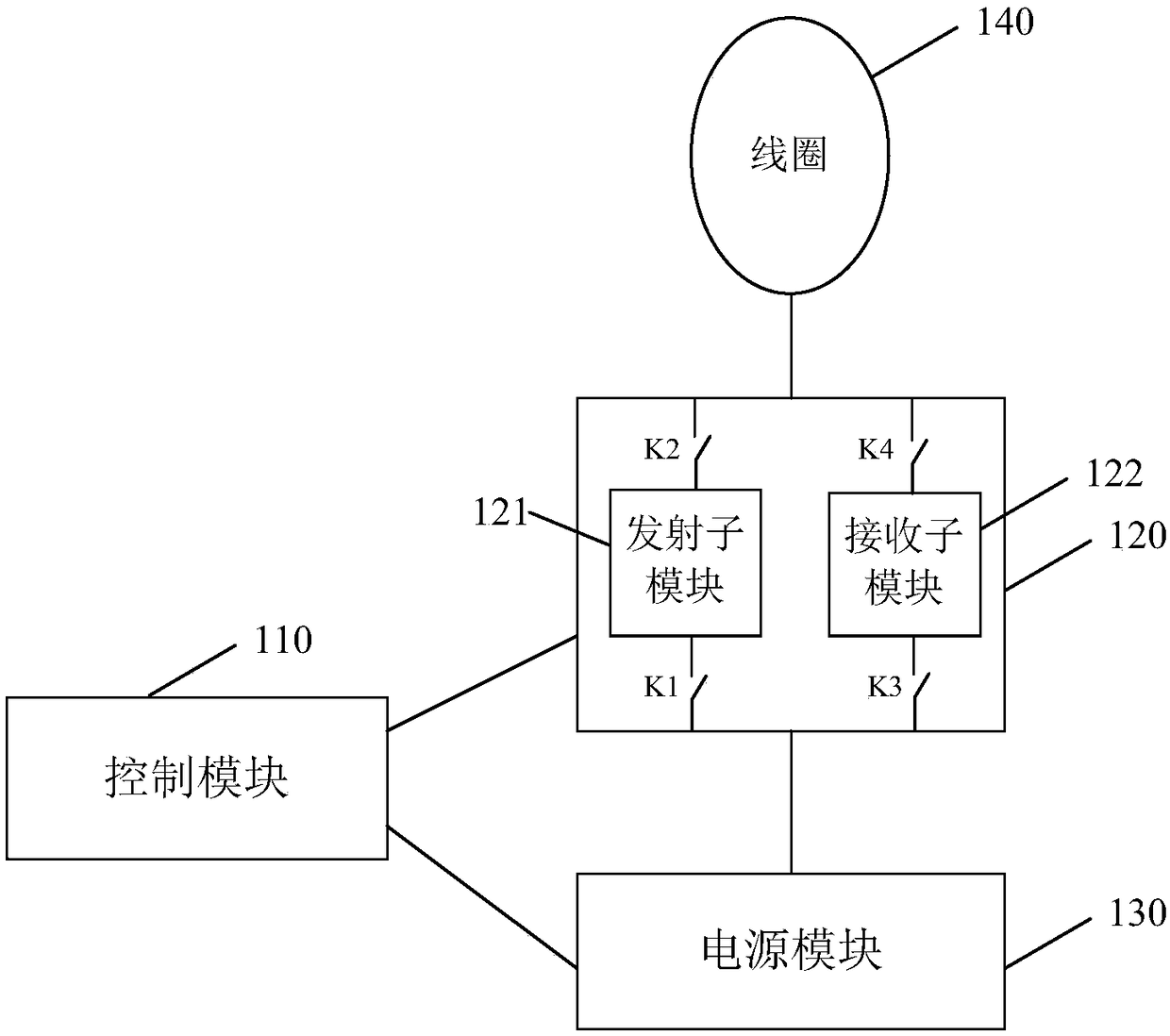 Mobile terminal based on wireless charging, and wireless charging method thereof