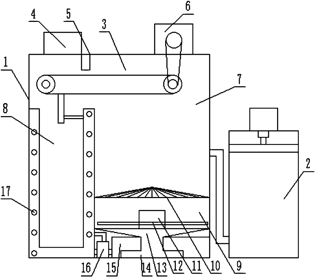 Pressurized and heated medical waste classification and pyrolysis device