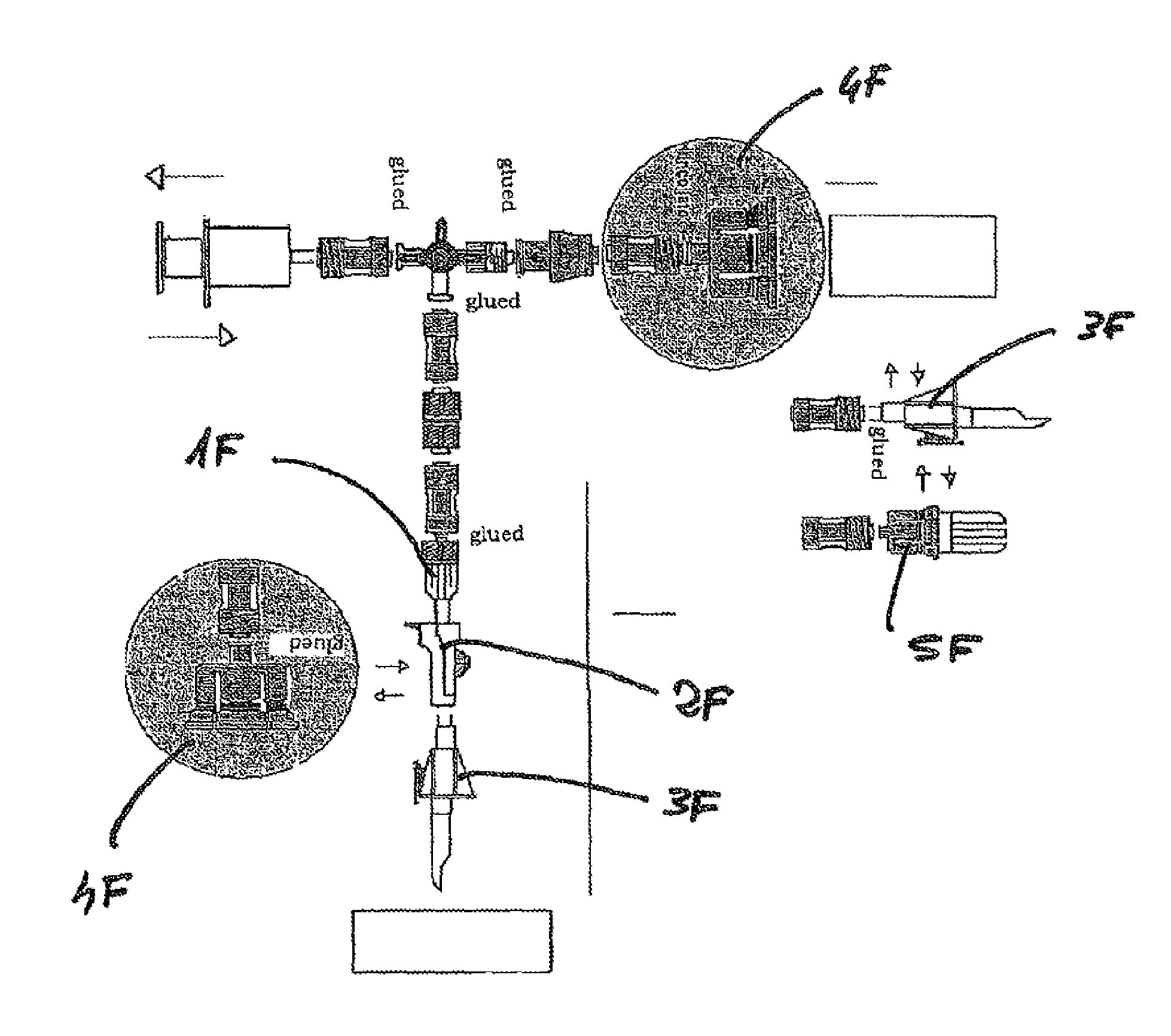 Device/system for mixing liquids, drugs and solutions before administration into the human body