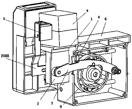 Stacking and pushing device and mute mahjong machine applied with the same