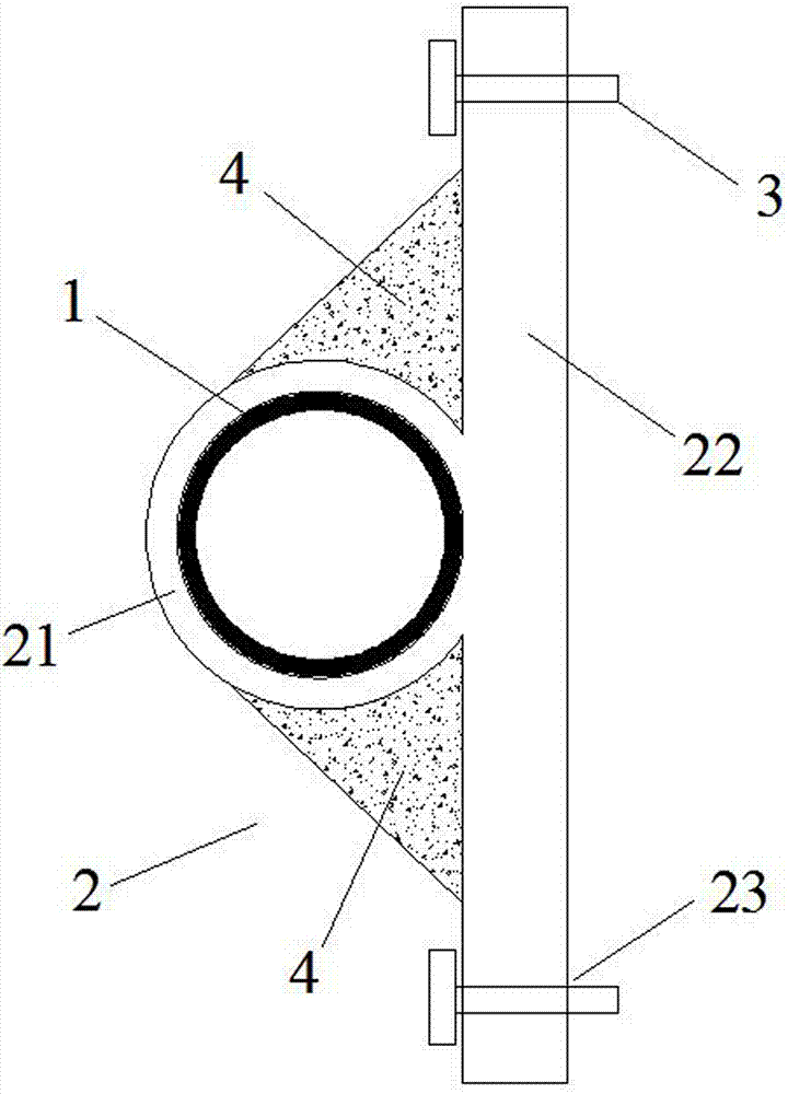 Fabric feeder roller fixing device