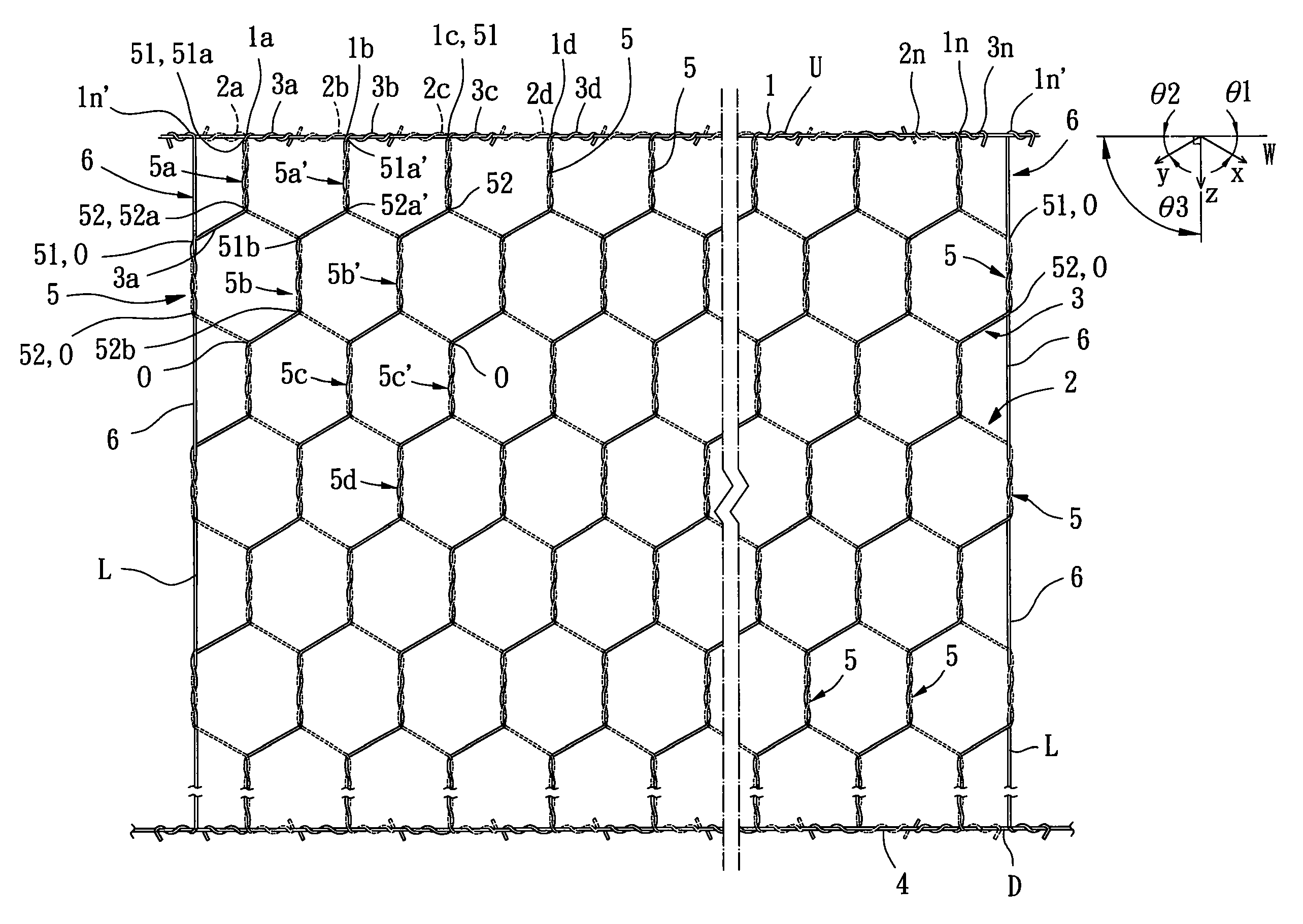 Net structure and methods of making the same