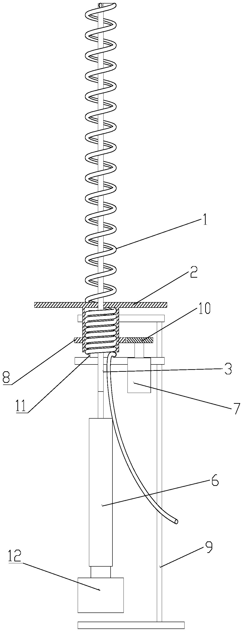 Stepless frequency conversion directional antenna and electromagnetic remote control equipment countering device