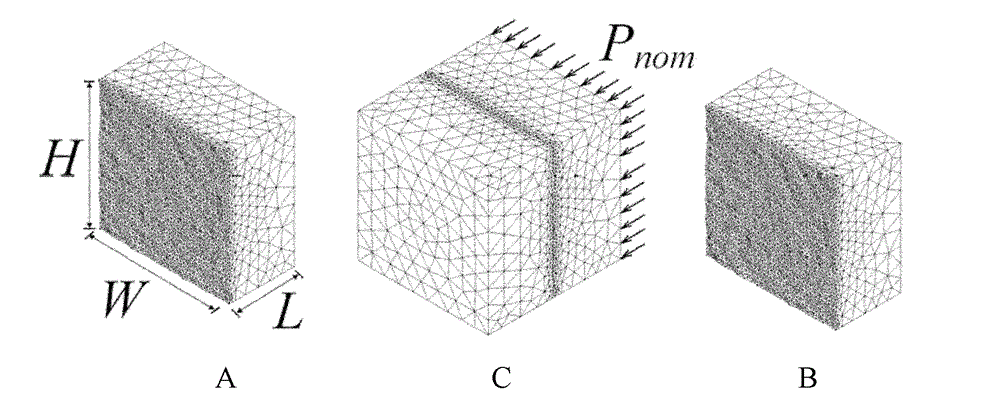 Method for measuring normal rigidity of large contact interface by completely considering plastic influence