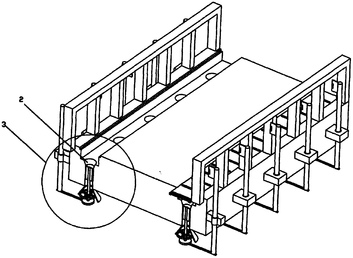 Expressway bridge drainage structure