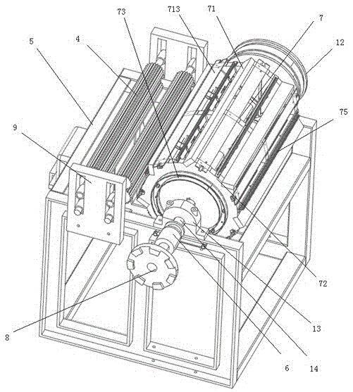 Full-automatic cotton cutting machine