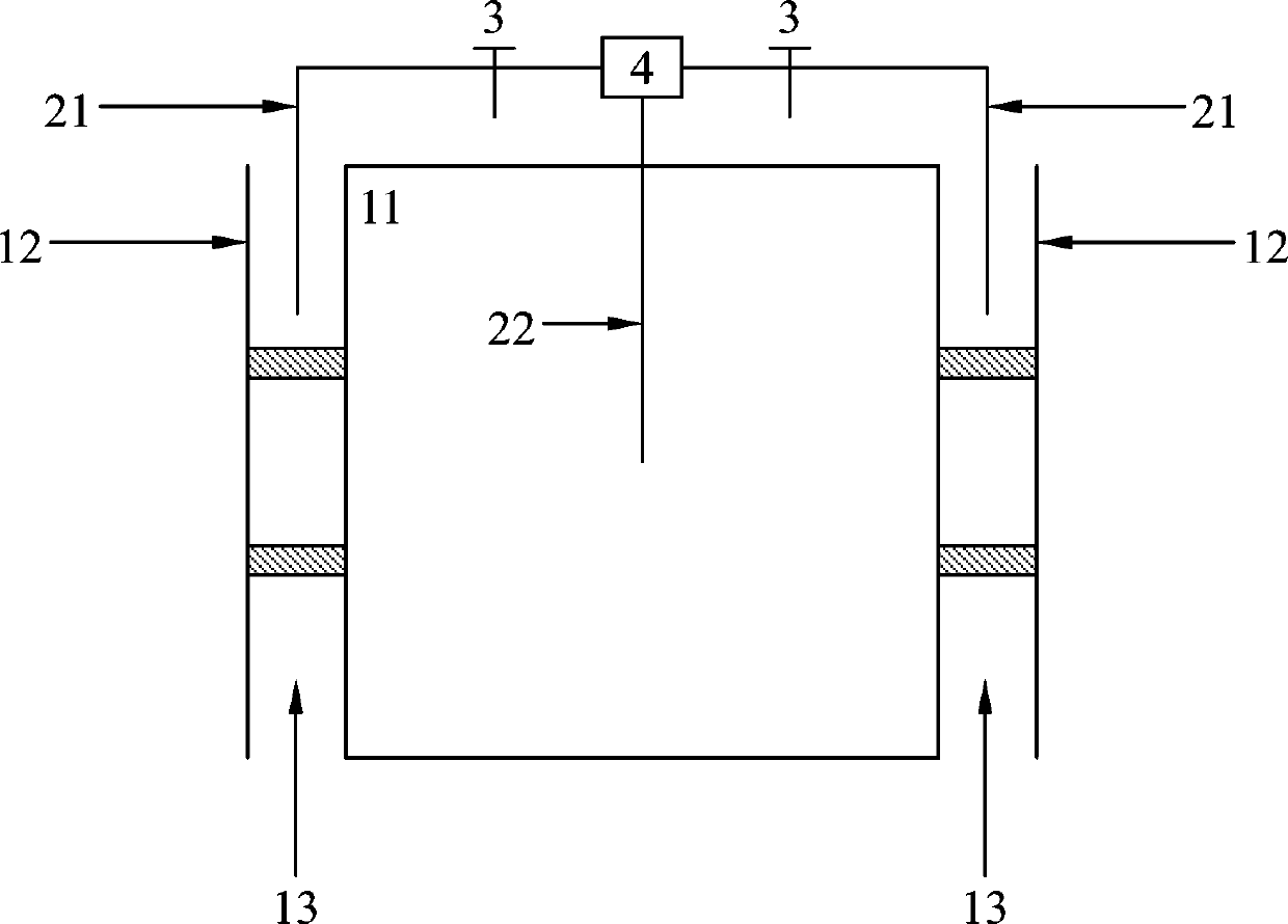 Fresh air device for building with air space in enclosure wall and using method thereof