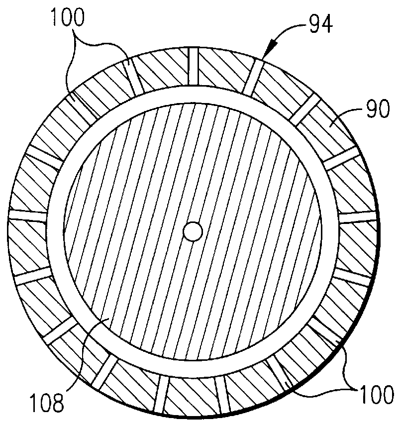 Short length tapered extrusion cooking apparatus having peripheral die