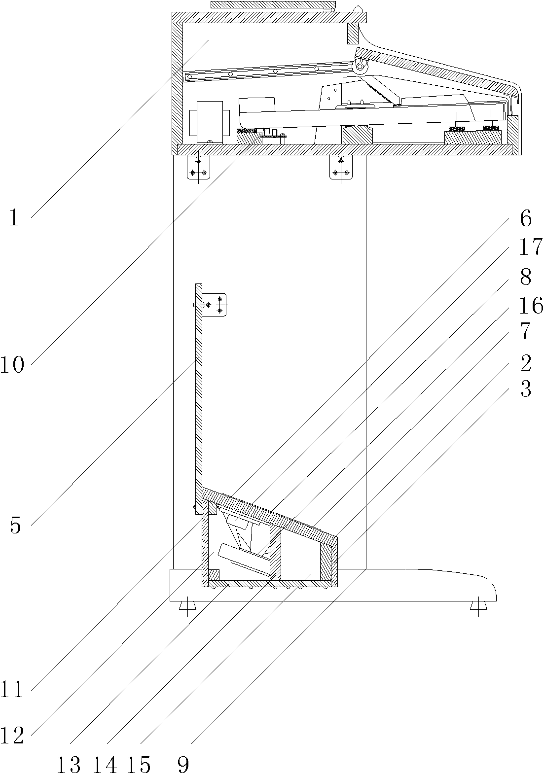 Electronic piano sound box device