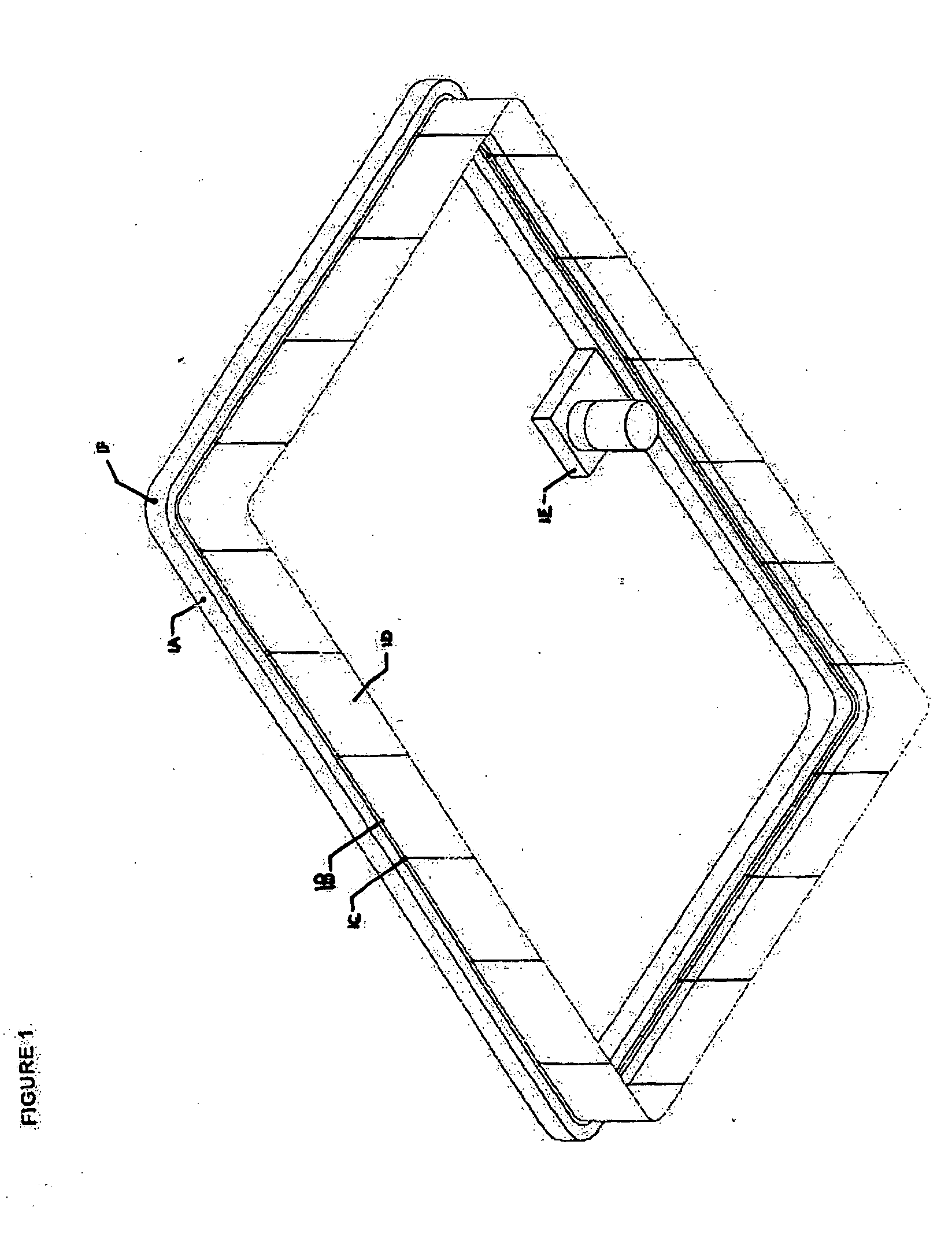 Overhead advertising display system with translation movement over a rail