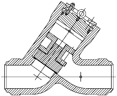 High pressure DC swing check valve