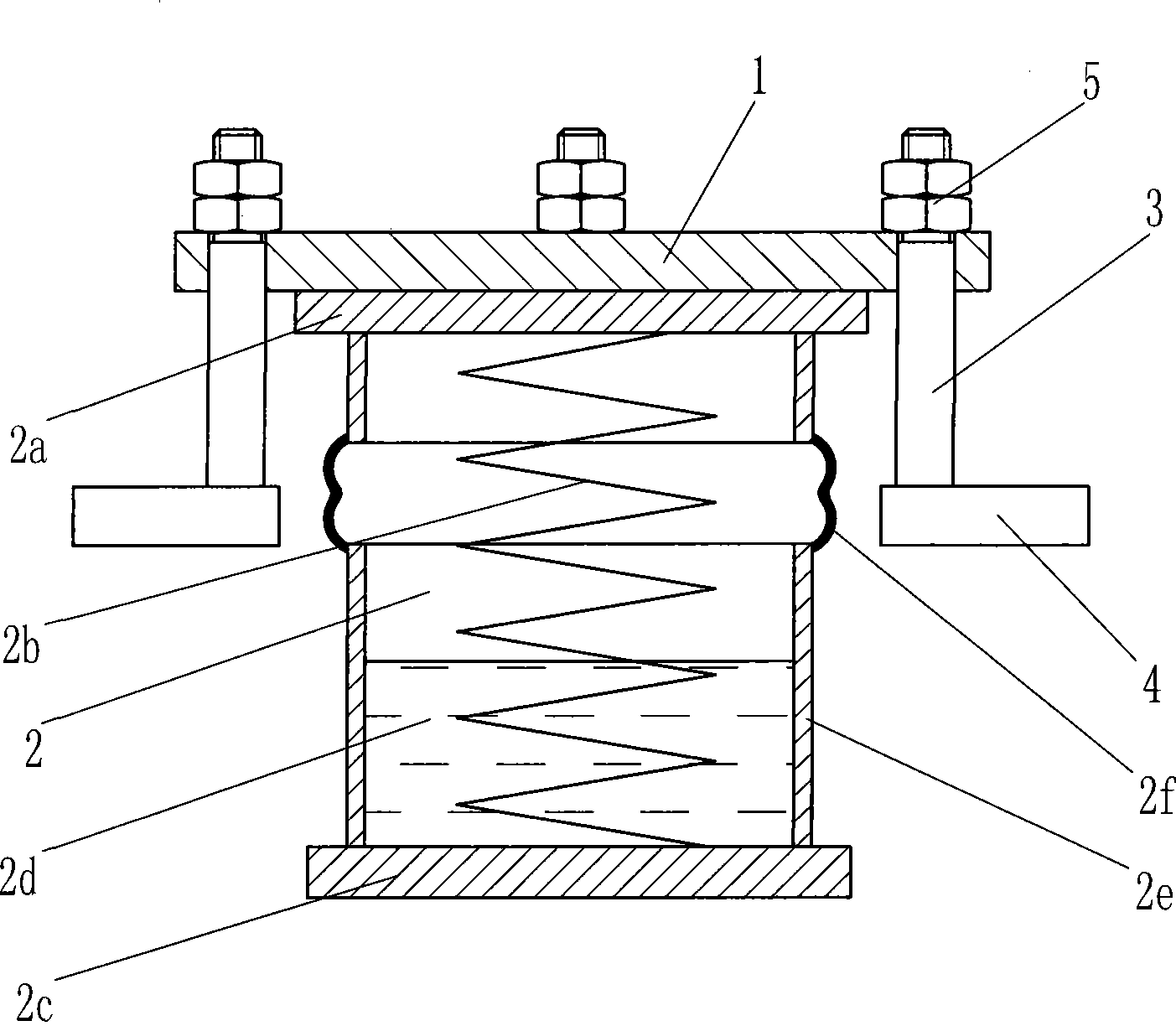 Vibration isolation device and application thereof