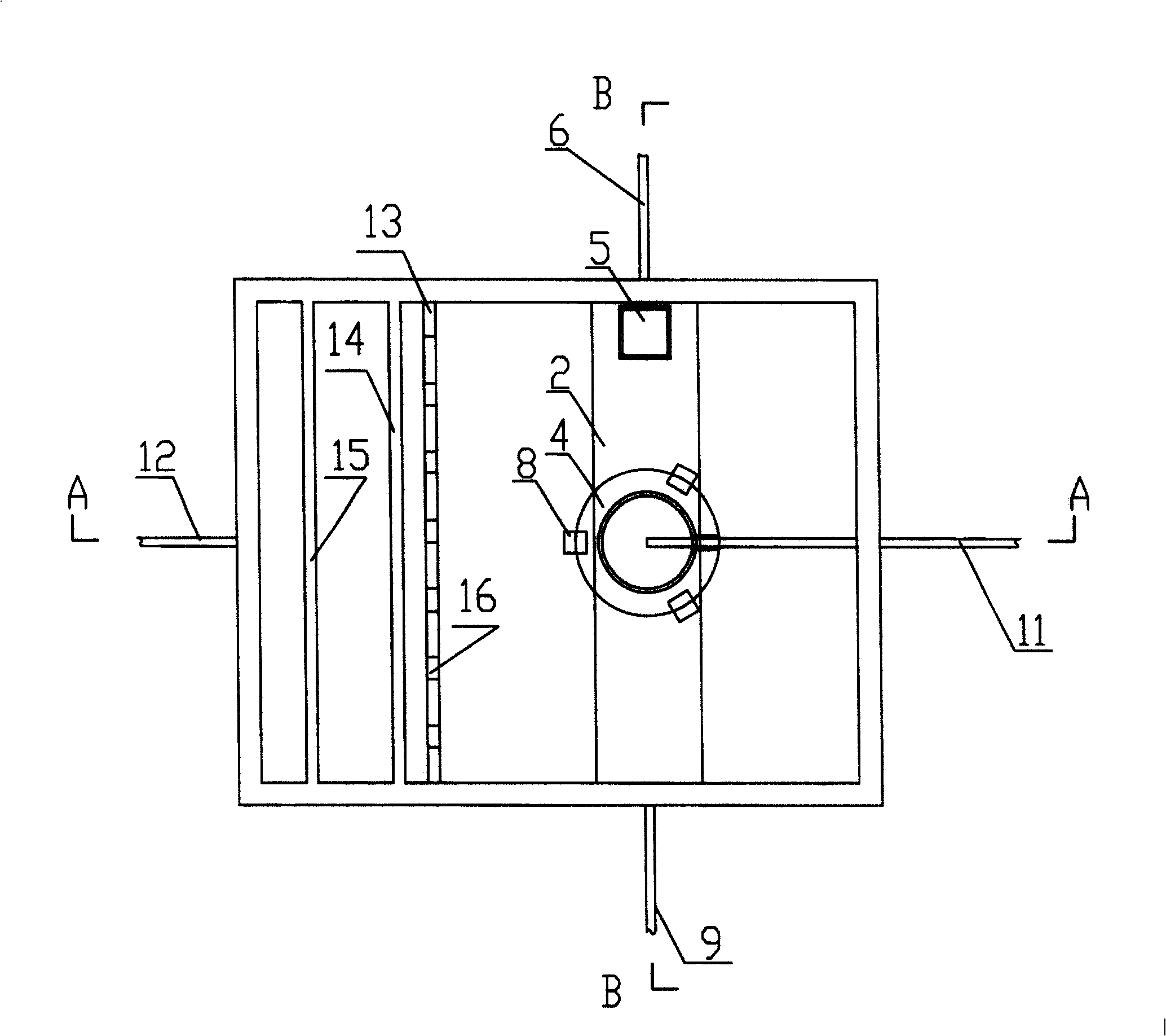 Air-floating pretreatment method and device for high-concentration organic sewage