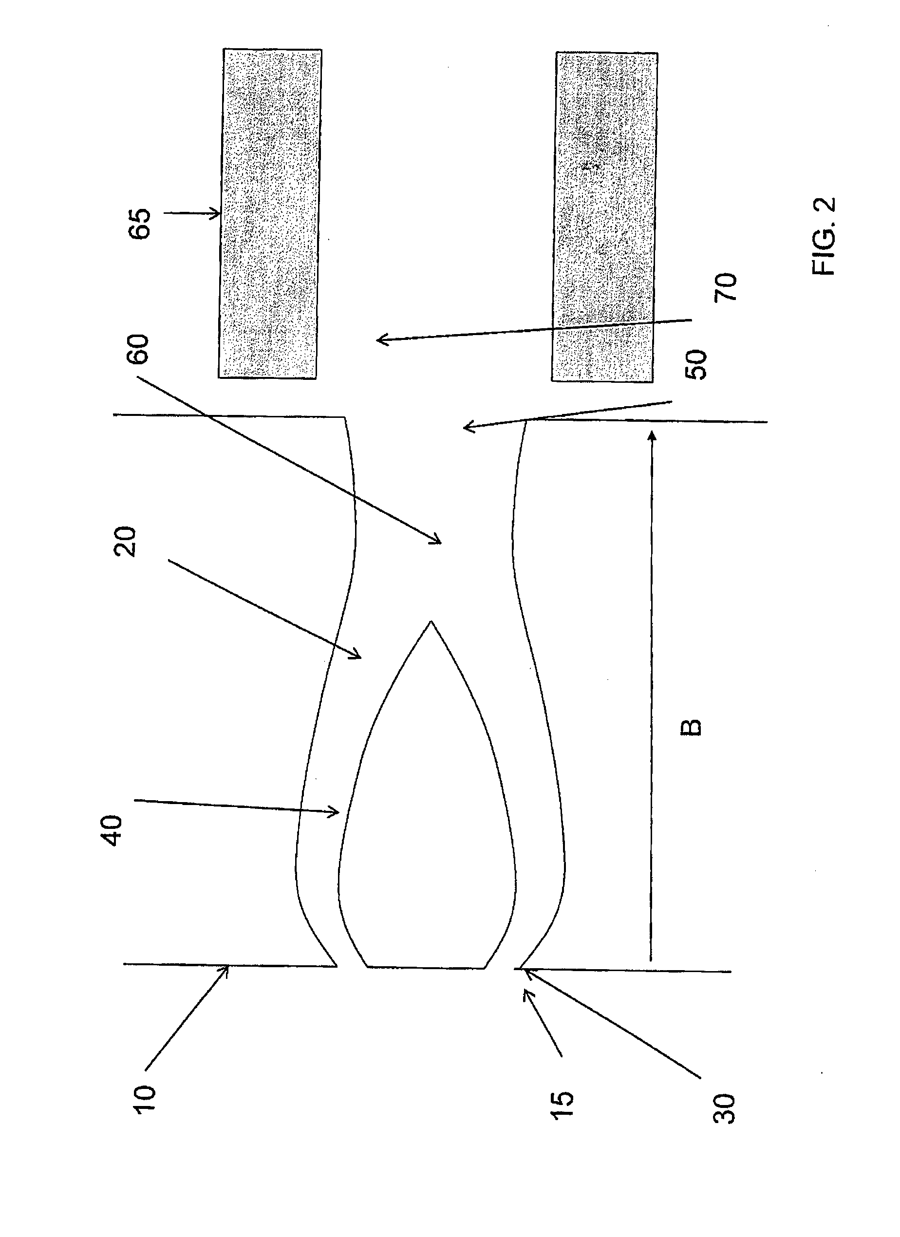 Gas diffuser ion inlet