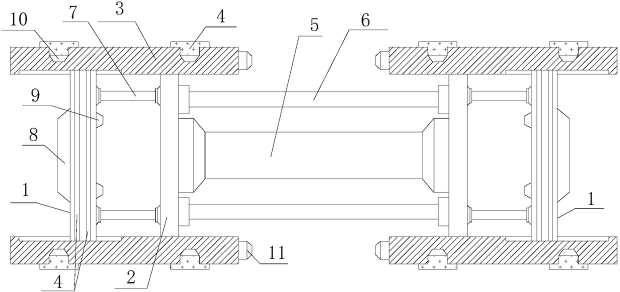 Novel composite piston structure for hydraulic cylinder