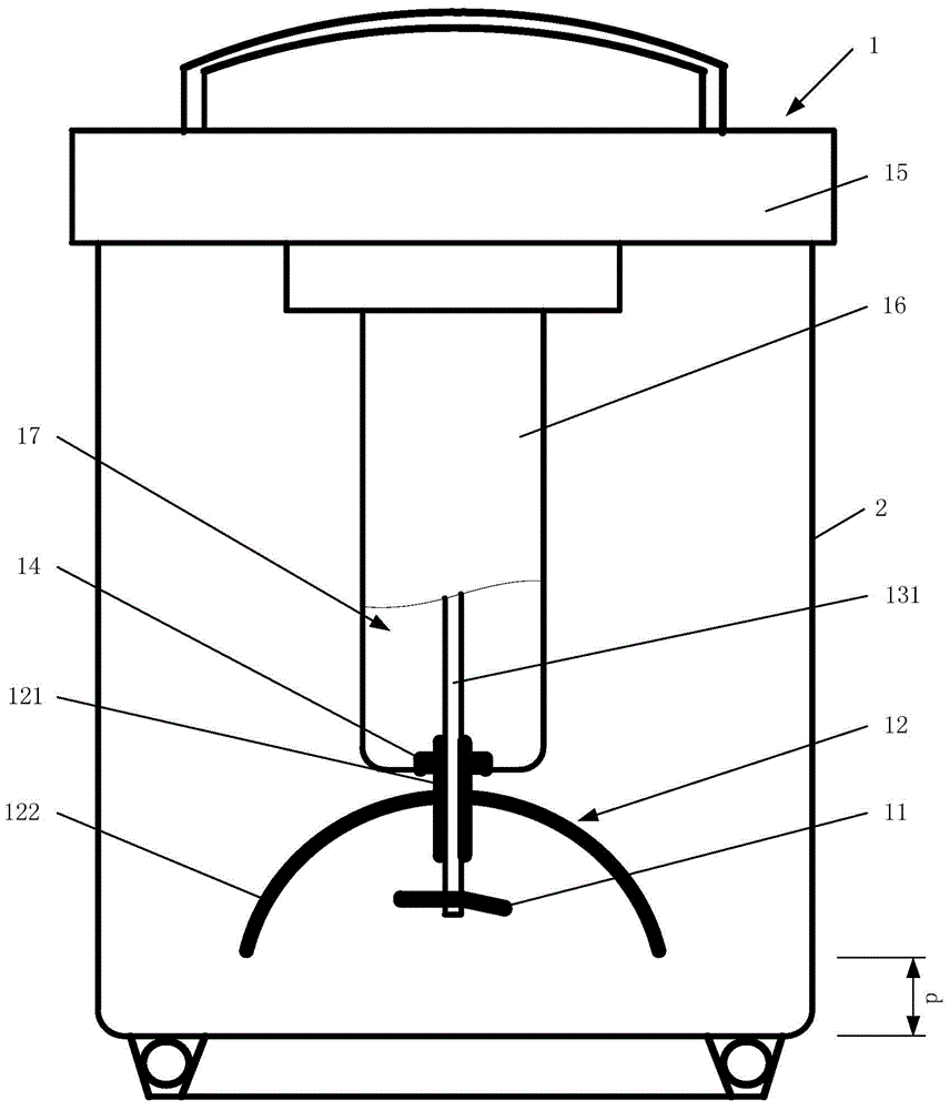 Soymilk machine head