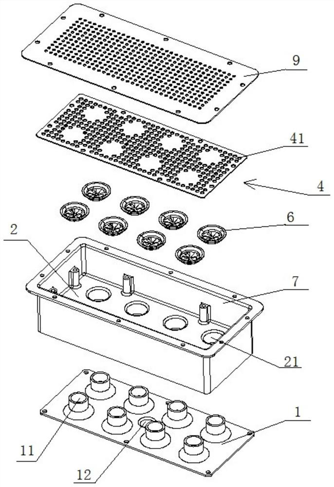 Premixing device for combustion heat exchange equipment and combustion heat exchange equipment with premixing device