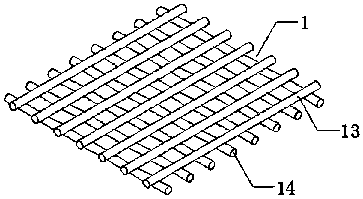 Mass concrete intelligent temperature measuring device system and installation method