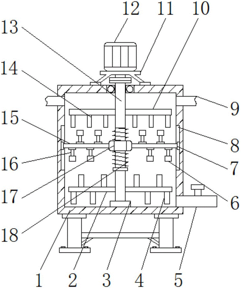 High-efficiency-stirring mixing device for chemical engineering