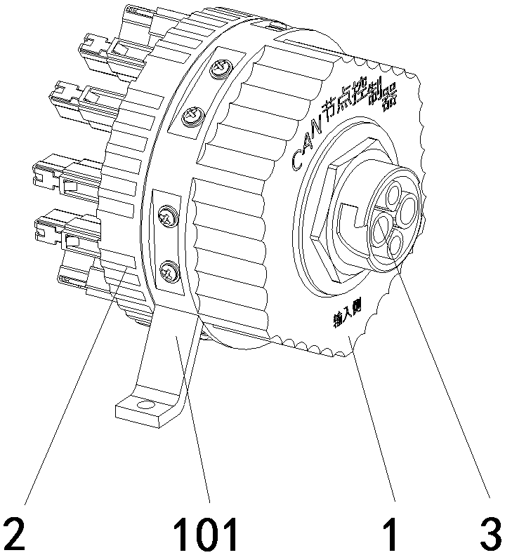 Electric vehicle CAN bus node universal controller