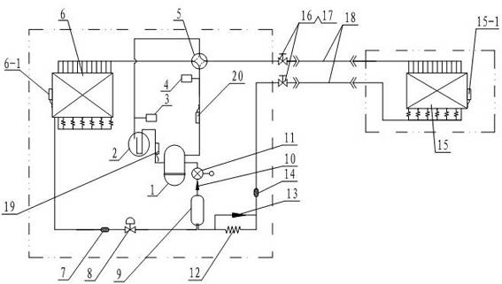 Vapor-injected air-conditioning system, vapor-injected air-conditioning control method and air-conditioner