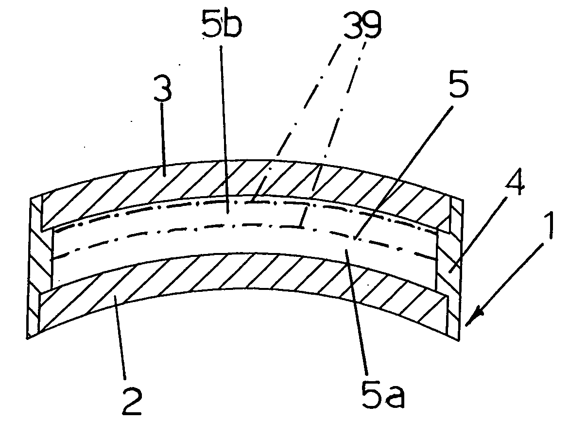 Method for manufacturing an optical element made of thermosetting plastic material for use in eye-protecting devices and optical element thus obtained