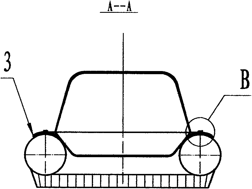 Posture control mechanism for small amphibious air-cushion vehicle