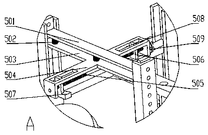 A device for opening the sealing cover of a material barrel