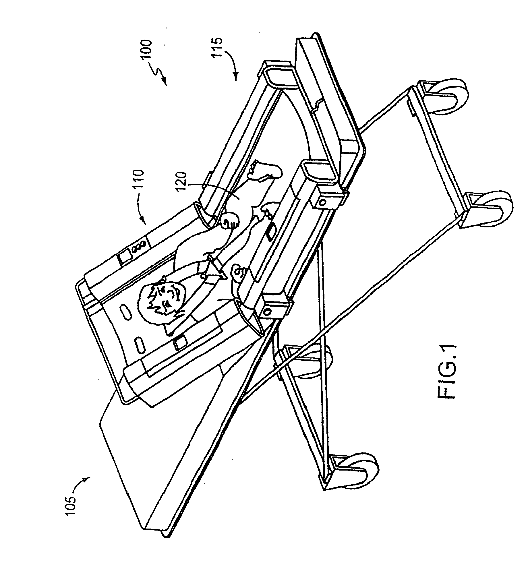 Pediatric emergency transport device