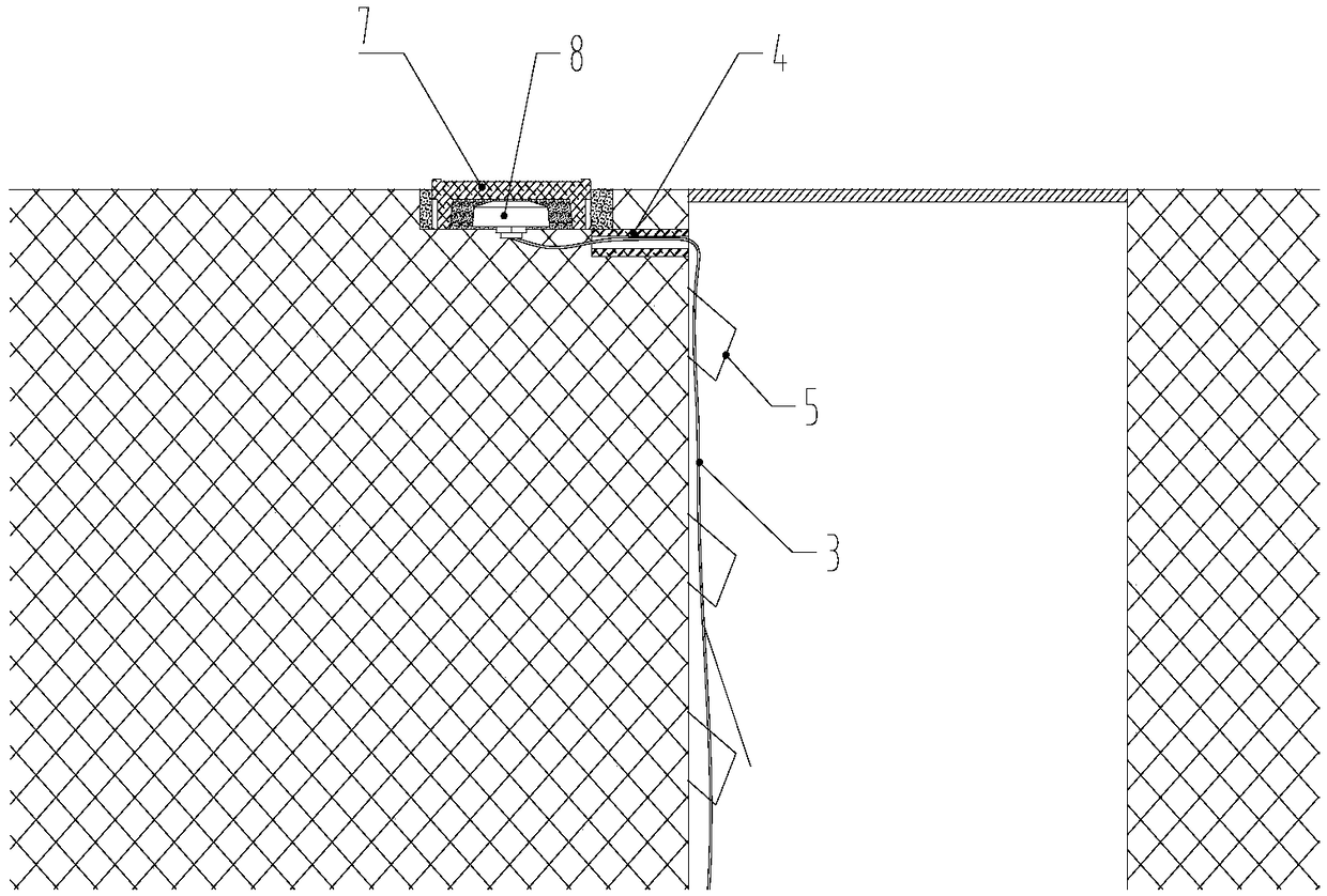 Hidden antenna structure for underground communication