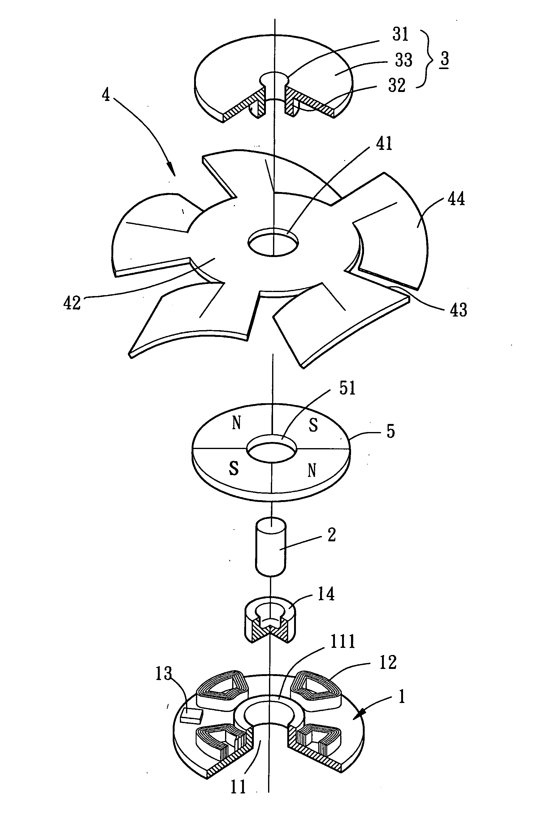 Fan device having an ultra thin-type structure with a minimum air gap for reducing an axial thickness