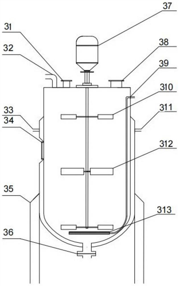 Sewage treatment system and method for treating wastewater with high DMF (Dimethyl Formamide) content by using biochemical method