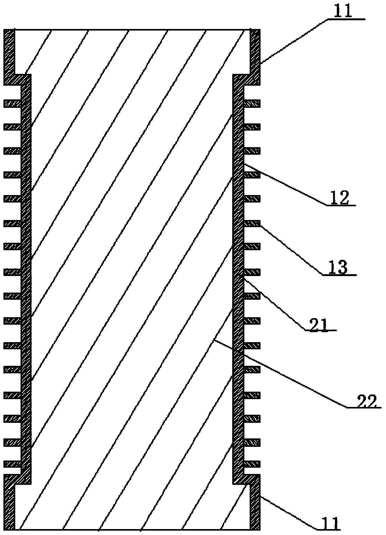 Muffling pipe fitting