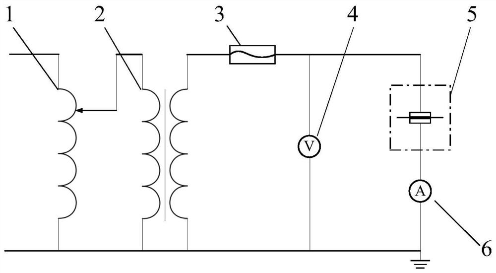 A cable buffer layer ablation fault simulation device and method with adjustable current and surface pressure