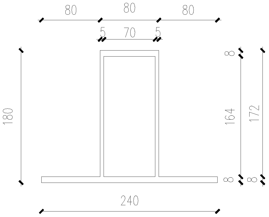 Beam and plate combined system for LOFT