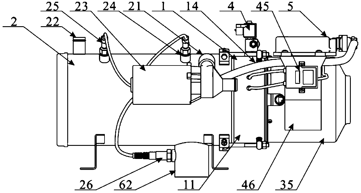 Closed-loop control gas heater based on wide-range oxygen sensor