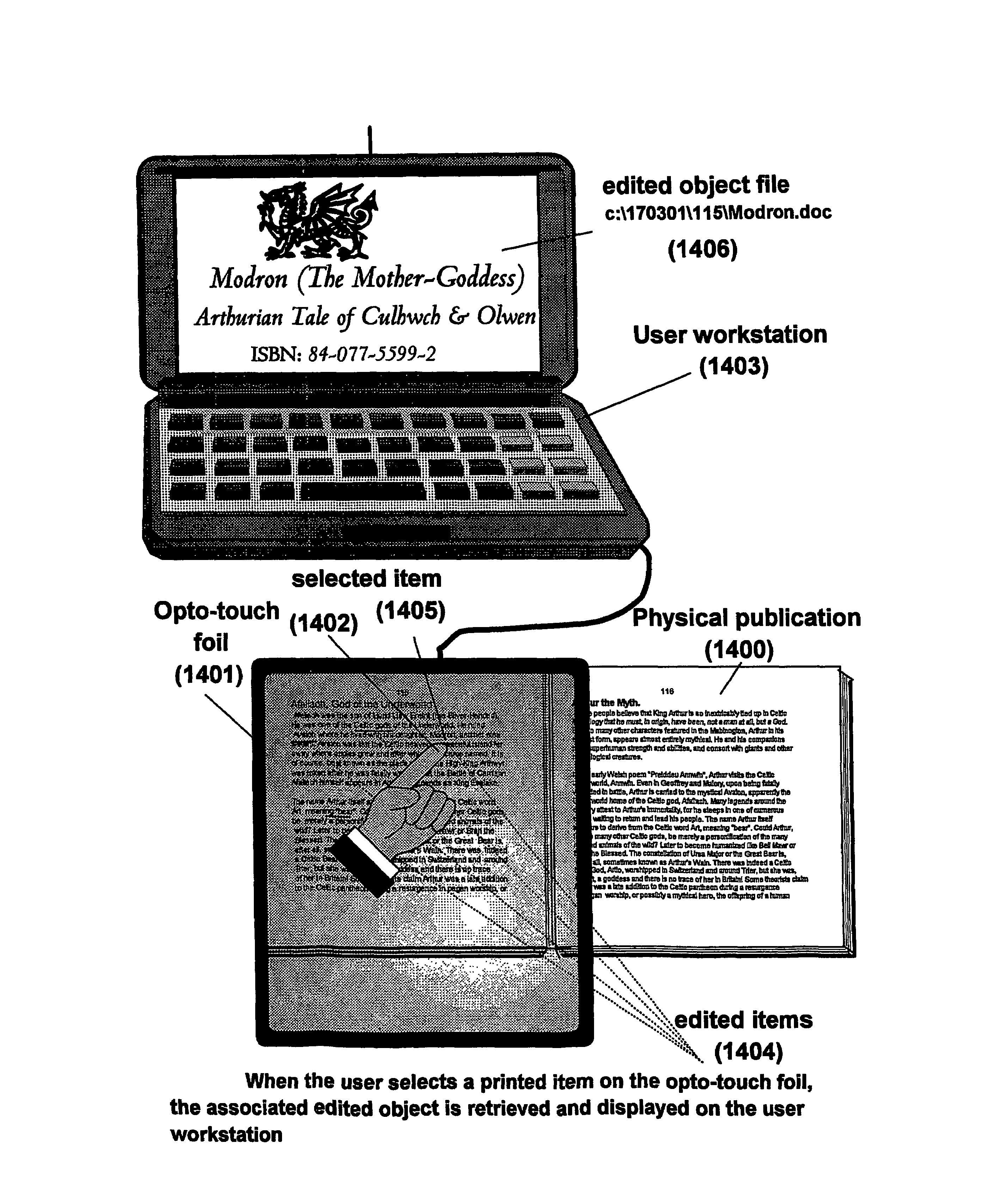 System and method for selecting, ordering and accessing copyrighted information from physical documents