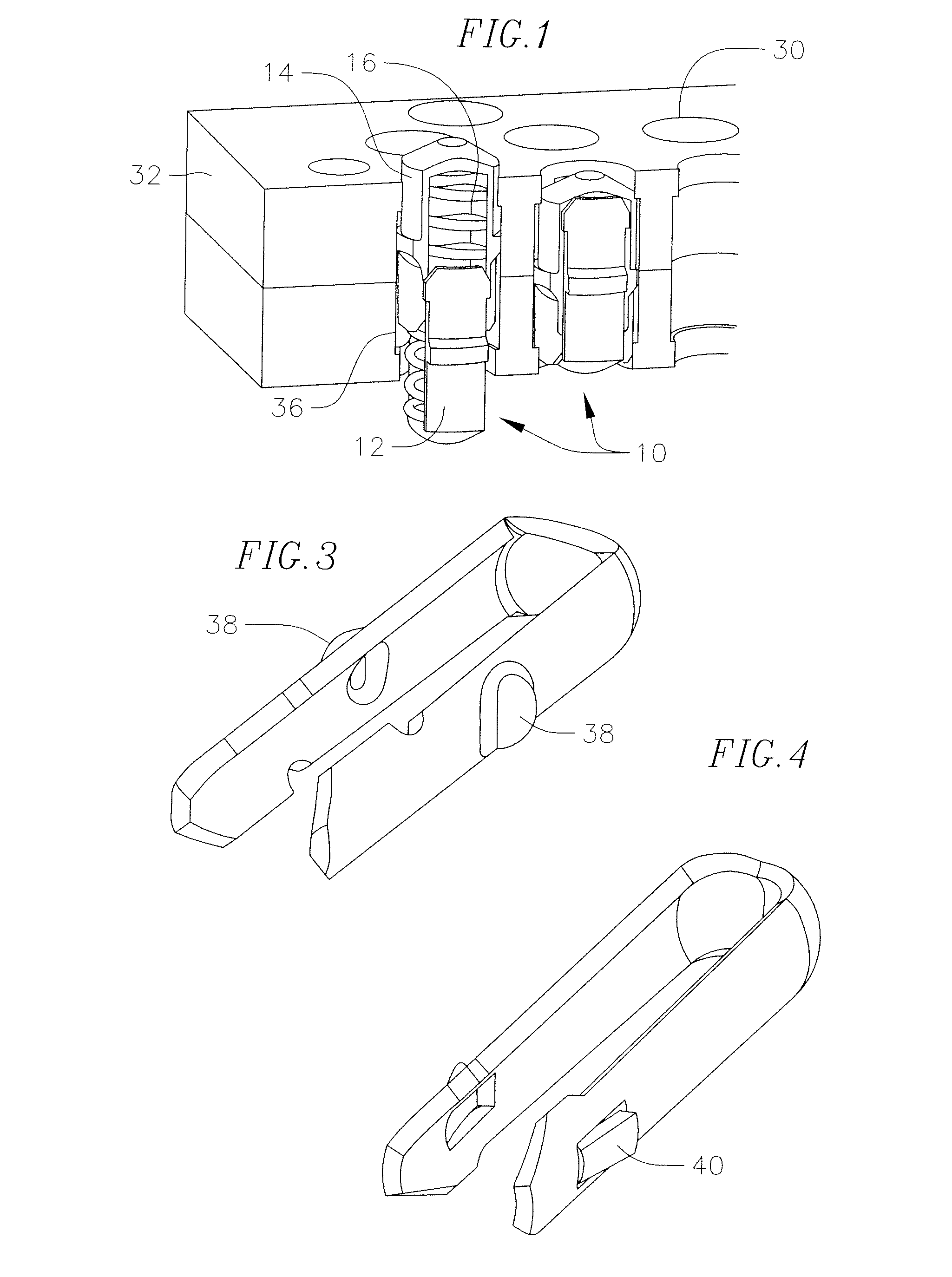 Compliant electrical contact having maximized the internal spring volume