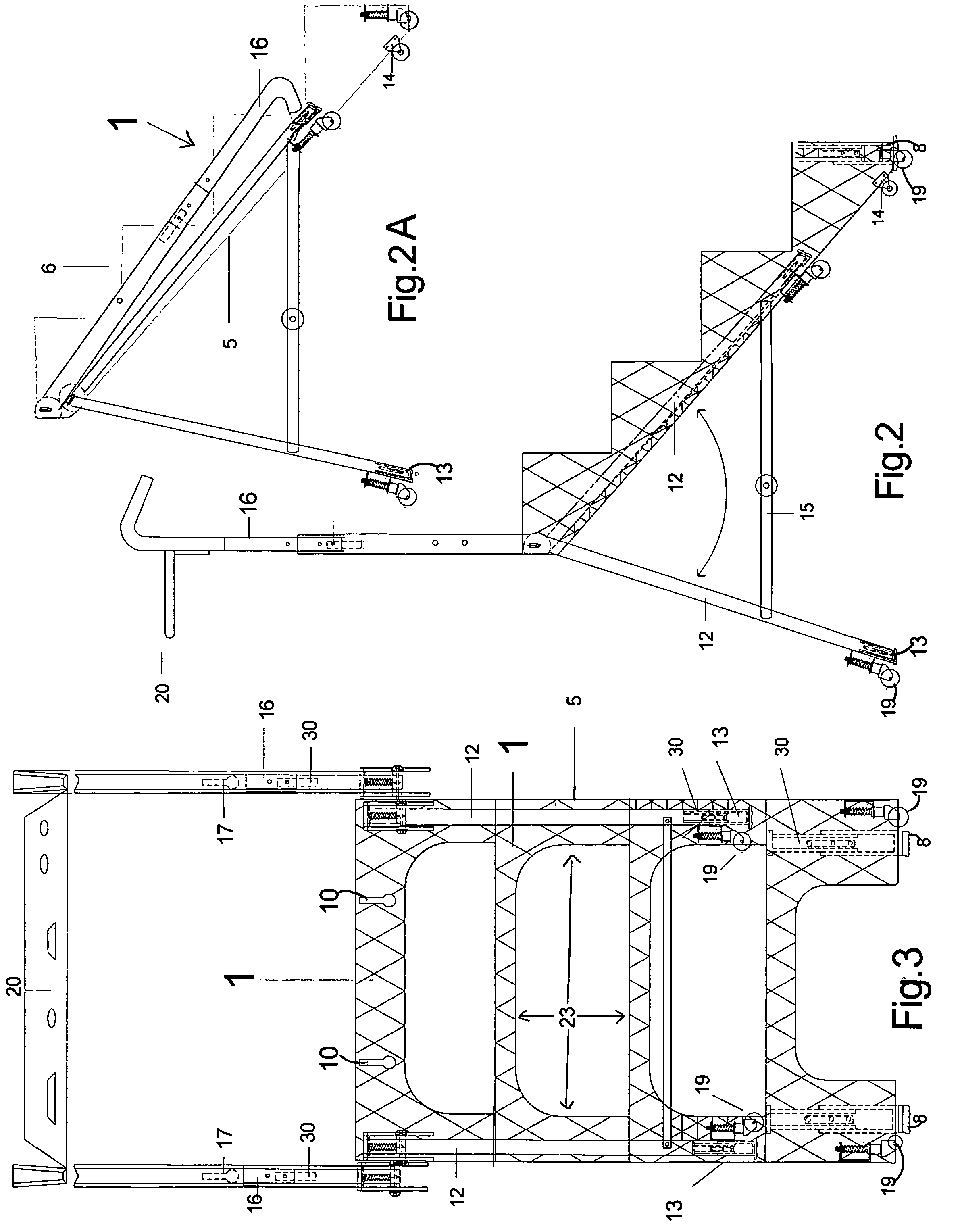 Compact truck tailgate and general purpose utility ladder