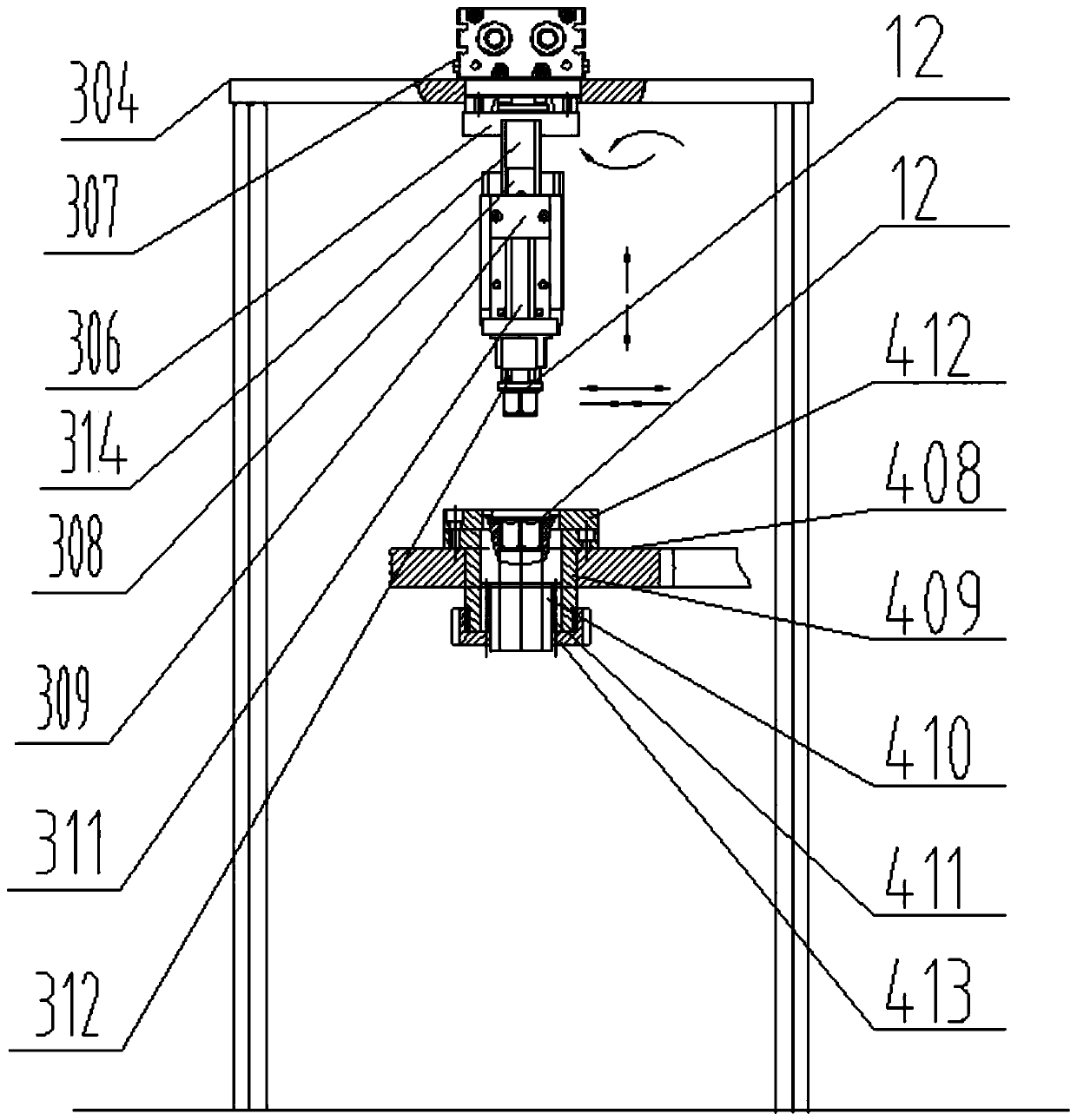 High-precision multi-station nut riveting press