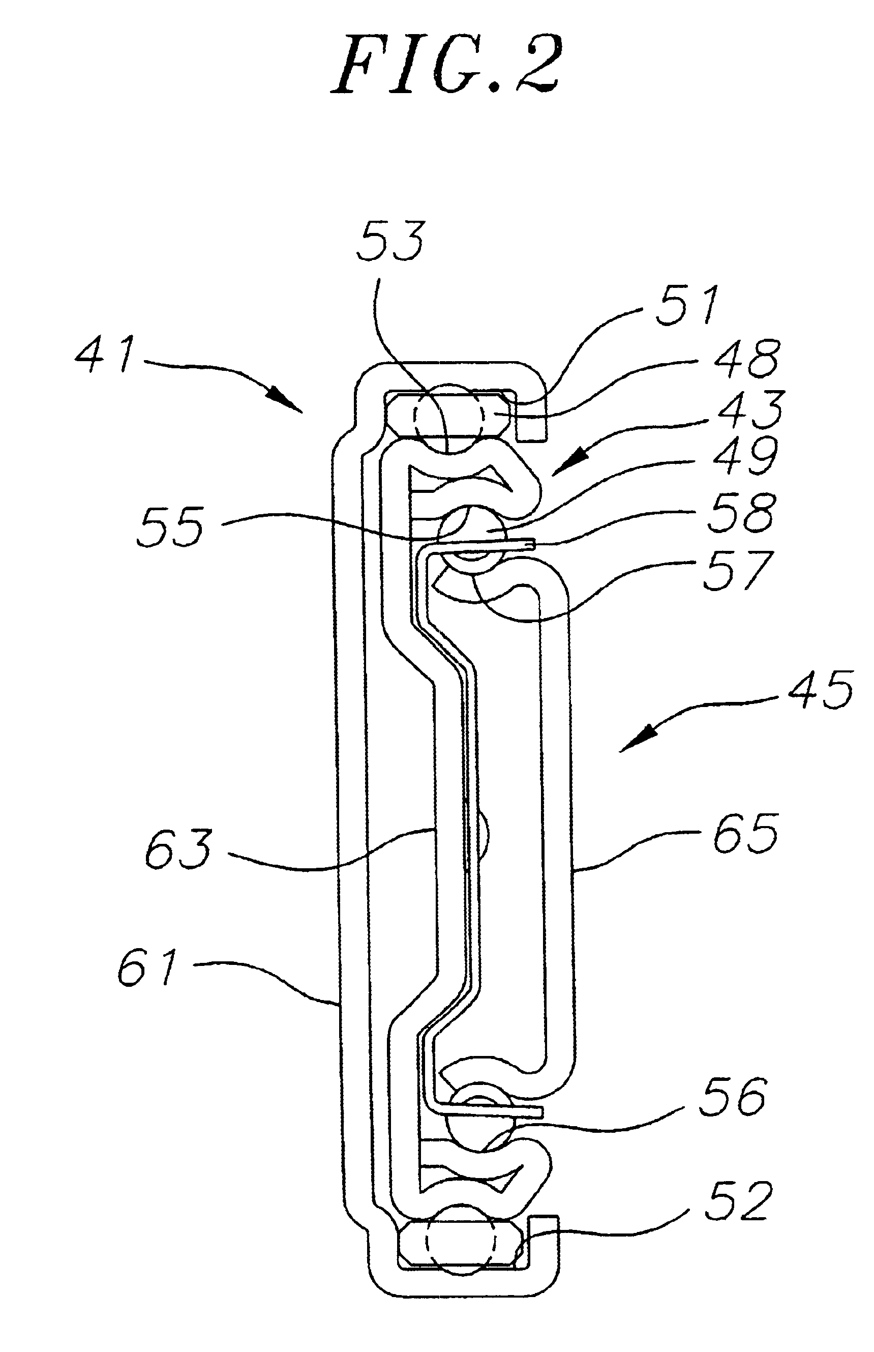 Three member thin drawer slide