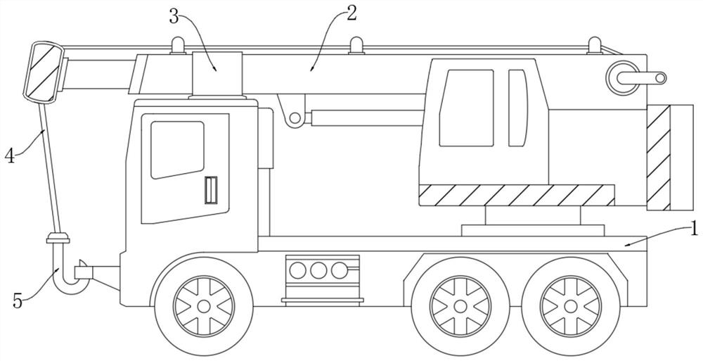 Intelligent lock of crane hoisting arm