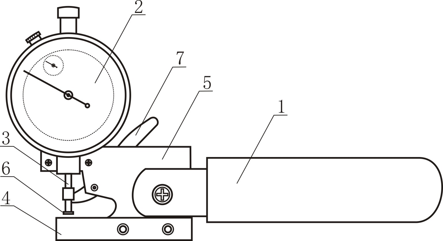 Living body measurement method and device of thickness of rice leaf